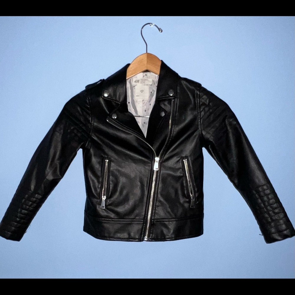 Leather Moto Jacket - Girls
